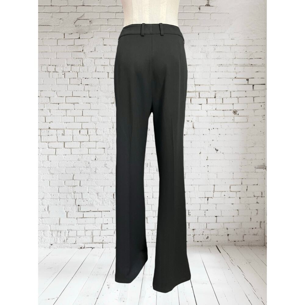 St. John Womens Classic Stretchy Black Straight Leg Long Career Pants Size 12 - Picture 7 of 10
